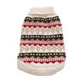 thumbnail image 2 of Dog Sweater, Warm Dog Sweaters for Dogs, Soft Puppy Sweater with Harness Hole Thermal Pet Winter Clothes Doggy Pullover Jumper for Dogs, Fair Isle Knit Pet Apparel, 2 of 9