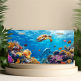 thumbnail image 4 of 1 Pcs 2D Flat License Plate Covers & Frames, Underwater Marine For Decorative Front, Waterproof For Decoration Aluminum License Plate Covers & Frames Cover For Men Women, 12" X 6", 4 of 6
