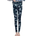 thumbnail image 4 of Puntoco Mujer Navidad Impreso Cálido Apretado Grueso Felpa Lana Cintura Pantalones Pantalones Leggings Puntoco Puntoco-6389, 4 of 5