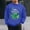 Blue, variant on QUNYINEY St Patricks Day Sweatshirt for Men Long Sleeve Black Casual Crew Neck Tops Pullover Drop Shoulder Loose Sweatshirts