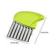 thumbnail image 2 of Potato Cutter Wavy Crinkle Cutting Tool For Cutting Potato Carrot Cucumber Chopping Soft Handle Stainless Steel Cutter And Convenience Chopper Kitchen Tools, 2 of 2