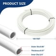 thumbnail image 2 of HeSun 3/4 Inch PEX-B Pipe, 100 Feet Pex B Tubing in White, for Hot/Cold Water Plumbing, NSF Certified, 2 of 8