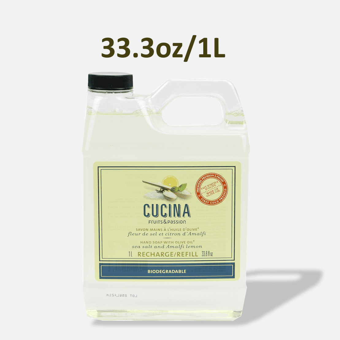 Fruits & Passion [Cucina] Sea Salt and Amalfi Hand Soap Refill 1 Liter