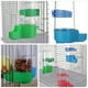 thumbnail image 5 of 3 bebederos automáticos para loros, jaulas para pájaros, botella, cuenco, jaula para pájaros (rojo, azul y verde), 5 of 7