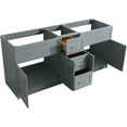 thumbnail image 2 of Ariel F073d-Bc Hamlet 72" Double Free Standing Vanity Cabinet Only - Grey, 2 of 7
