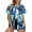 Lake Blue, variant on Hawaiian Shirts for Women Tropical Shirt Summer Beach Vacation Hawaii Button Down Short Sleeve Blouses Floral Tops Plus Size Sky Blue S