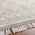 thumbnail image 5 of Hauteloom Fuji Recycled Material Living Room, Bedroom Area Rug - Bohemian, Transitional - White, Medium Gray, Light Brown - 8' x 10', 5 of 6