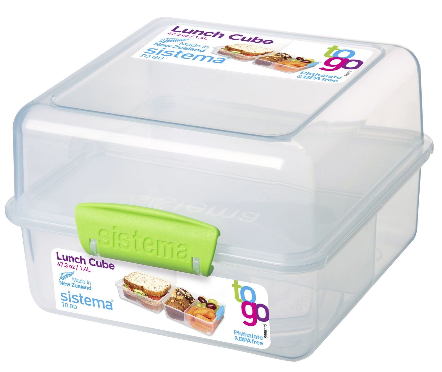 Sistema to Go Lunch Cube Food Storage Container
