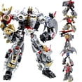 thumbnail image 2 of Figuras de acción 5 en 1 de gran tamaño NBK Anime Devastator, juguetes de transFormación, Robot, dinosaurio, KO GT, avión, regalo para niños y adultos, 2 of 4