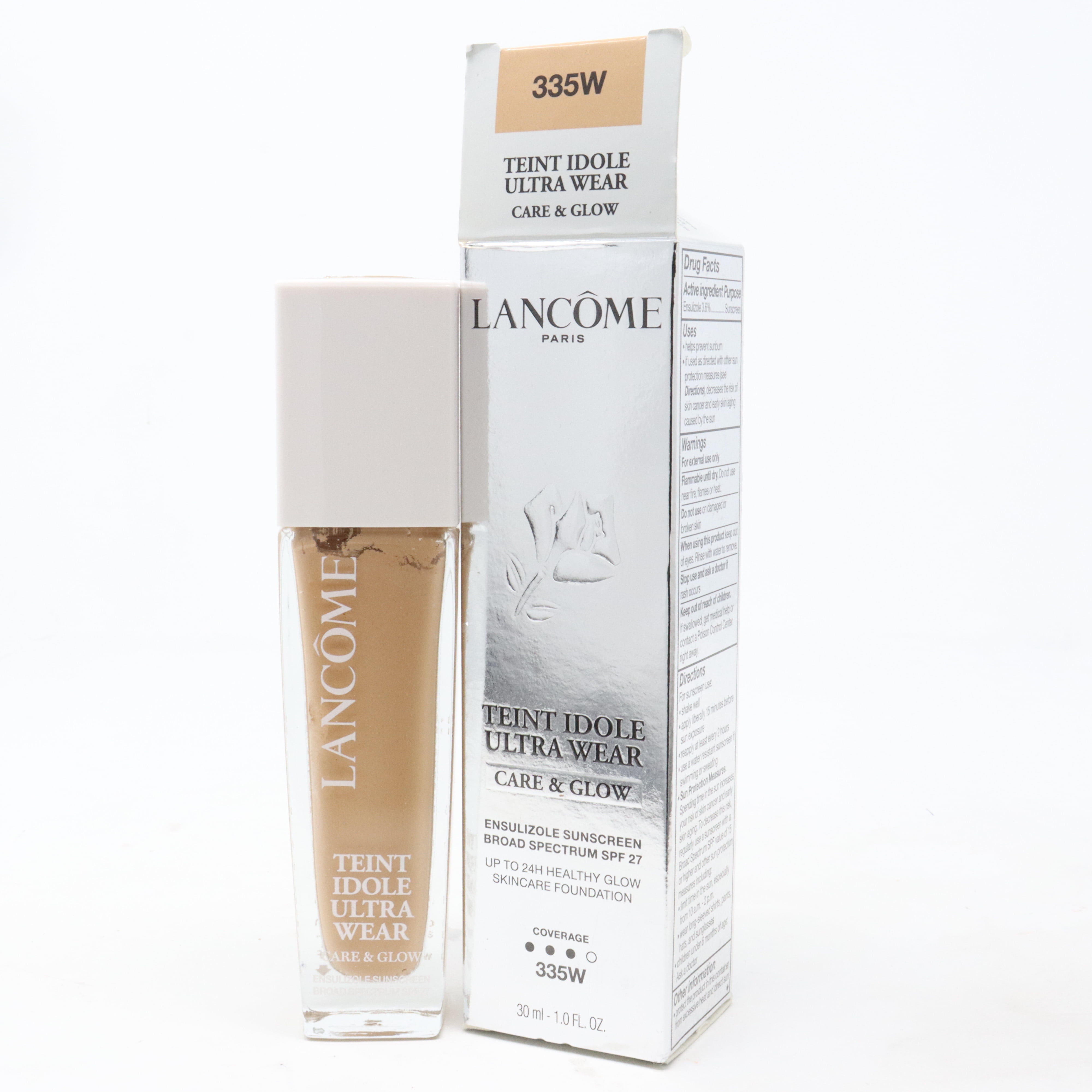 Teint Idole Ultra Wear Care & Glow 335W 1.0oz/30ml New With Box