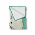 thumbnail image 2 of Tea Soft Flannel Fleece Throw Blanket, There is Always Time for Tea Typography Design Friendly Pop Art Retro Style, Cozy Plush for Indoor and Outdoor Use, 70" x 90", Turquoise Ivory Red, by Ambesonne, 2 of 6