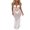 White, variant on LMLYSoH Womenacute;s Summer Mesh Tube Top Dress Solid Color Low Cut See Through Strapless Bodycon Long Dress