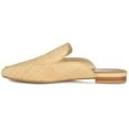thumbnail image 3 of Journee Womens Akza Slip On Square Toe Mules Flats, Widths Available, 3 of 10