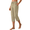 Deep Khaki, variant on Rosvigor Womens Hiking Capri Pants High Waisted Drawstring Athletic Joggers Quick Dry Workout Lounge Travel Cropped