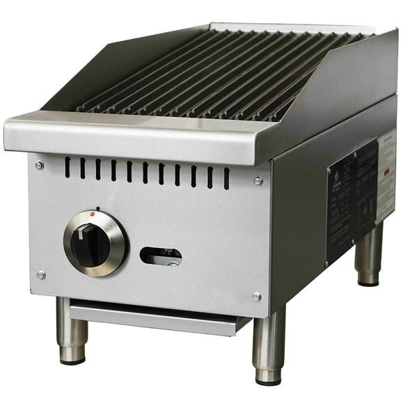 NSF 12 in. Radiant Broiler, Commercial Gas Charbroiler, Charbroil Grill
