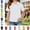 White, variant on Mfakffe Toddler Girls Polo Shirt Back To School Casual School Uniform Short Sleeve Collared T Shirts Cute Top(Sky Blue,8-9 Years)