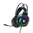 thumbnail image 2 of HOZVOMI Wired Gaming Headset with Surround Sound, 3.5mm No Delay Headphones with 50mm Driver and Breathable Earmuffs for PC & Console, 2 of 7
