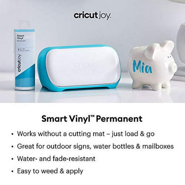 Cricut Joy™ Smart Vinyl™ – Permanent Value Roll (20 ft), White