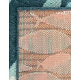 thumbnail image 3 of Unique Loom Outdoor Coastal Collection Area Rug - Plenty of Fish (2' x 8' Runner Blue/Teal), 3 of 9