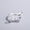 Silver J01353, variant on Simple Personality Hong Kong Style Geometric Hand Jewelry Bow Ring Women