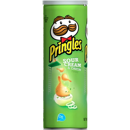 Pringles Classic Stack Sour Cream & Onion Potato Crisps, 4.9 oz ...