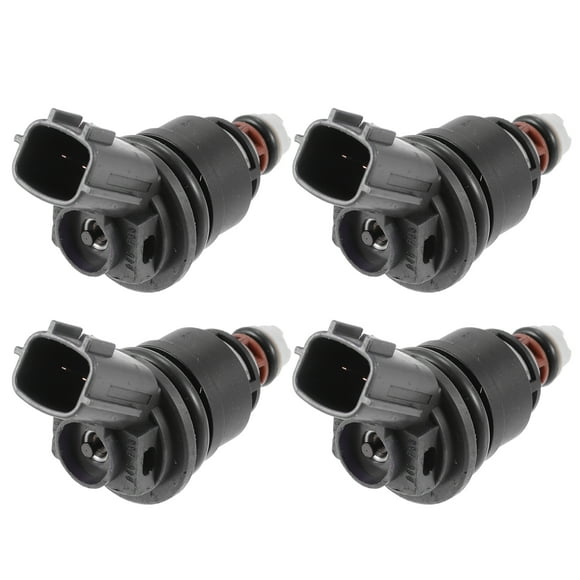 Unique Bargains 4 Pcs 16600-67U00 Fuel Injector for Nissan 240SX Silvia 1991-1998 KA24DE 2.4L Metal Plastic Black Purple
