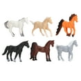 thumbnail image 2 of Figura de caballo, juego de 6 figuras de caballo, modelo de caballo, modelo de caballo, juguete muy versátil, 2 of 14