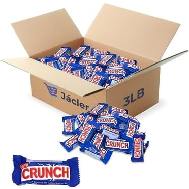 Fun Size Chocolate Bar - Creamy Milk Chocolate and Crisped Rice - Individually wrapped Fun Size Candy bars – Bulk Pack (3 Pound)