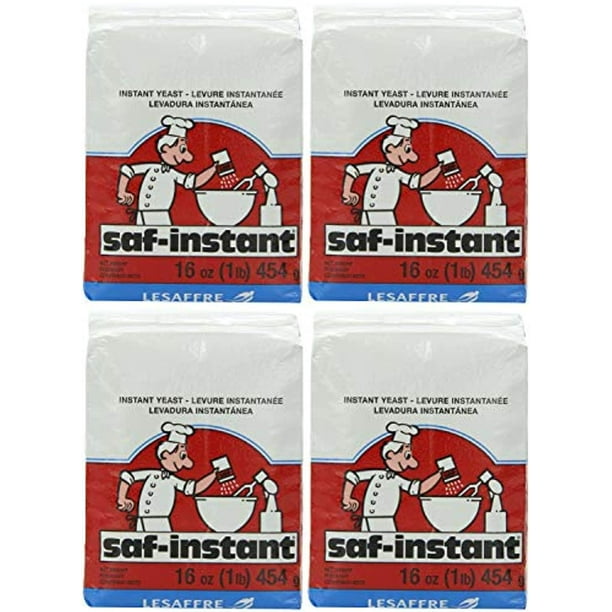 LeSaffre SafInstant Yeast Red, 16 oz (Pack of 4)