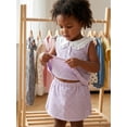 thumbnail image 5 of BemeyourBBs Toddler Baby Girl Summer Clothes Cute Infant Baby Girls Plaid Gingham 2 Piece Outfits Sleeveless Doll Collar Vest Tank Tops Skirt Set Toddler Girls Summer Outfit, 5 of 9
