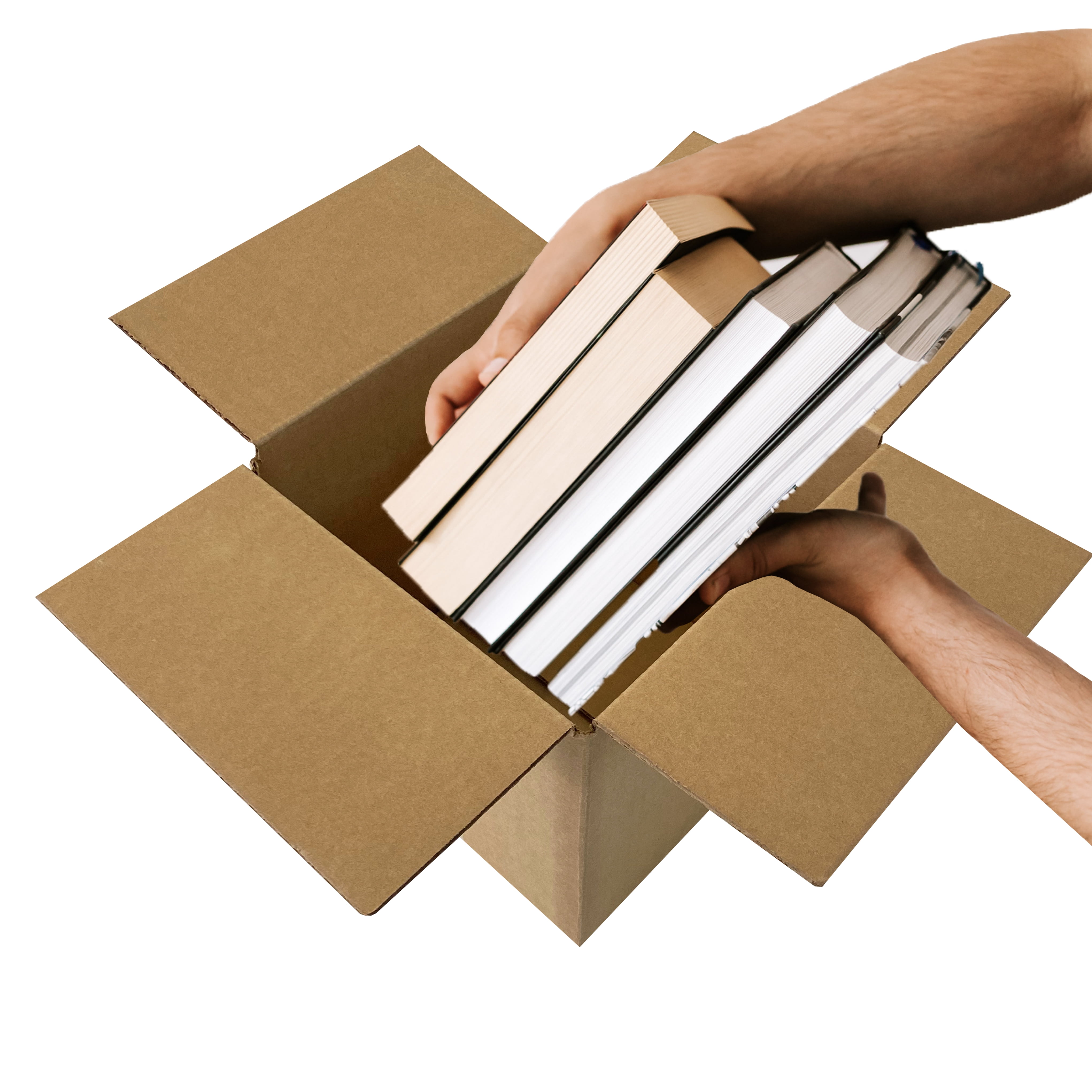UOFFICE Single Wall Standard Shipping Boxes, 12" x 12" x 10", 25 Count, 1 Pack