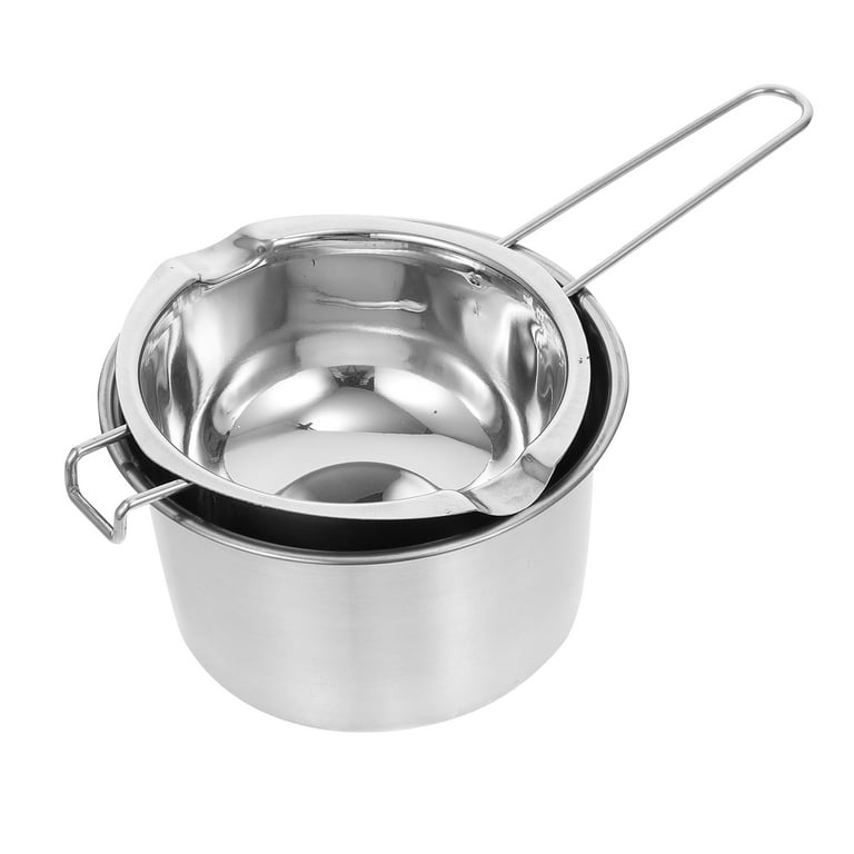 Practical 4 Set Stainless Steel Double Boiler Long Handle Wax