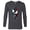 Charcoal Heather, variant on Marvel Venom: Let There Be Carnage Face-Off Standard - Long Sleeve T-Shirt for Men – Customized-Athletic Heather