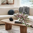 thumbnail image 5 of 20 Inch Watermelon Peperomia Artificial Plants Greenery Fake Potted Plants Faux Hanging Vine Plant with Ceramic Pot Home Decor, 5 of 6