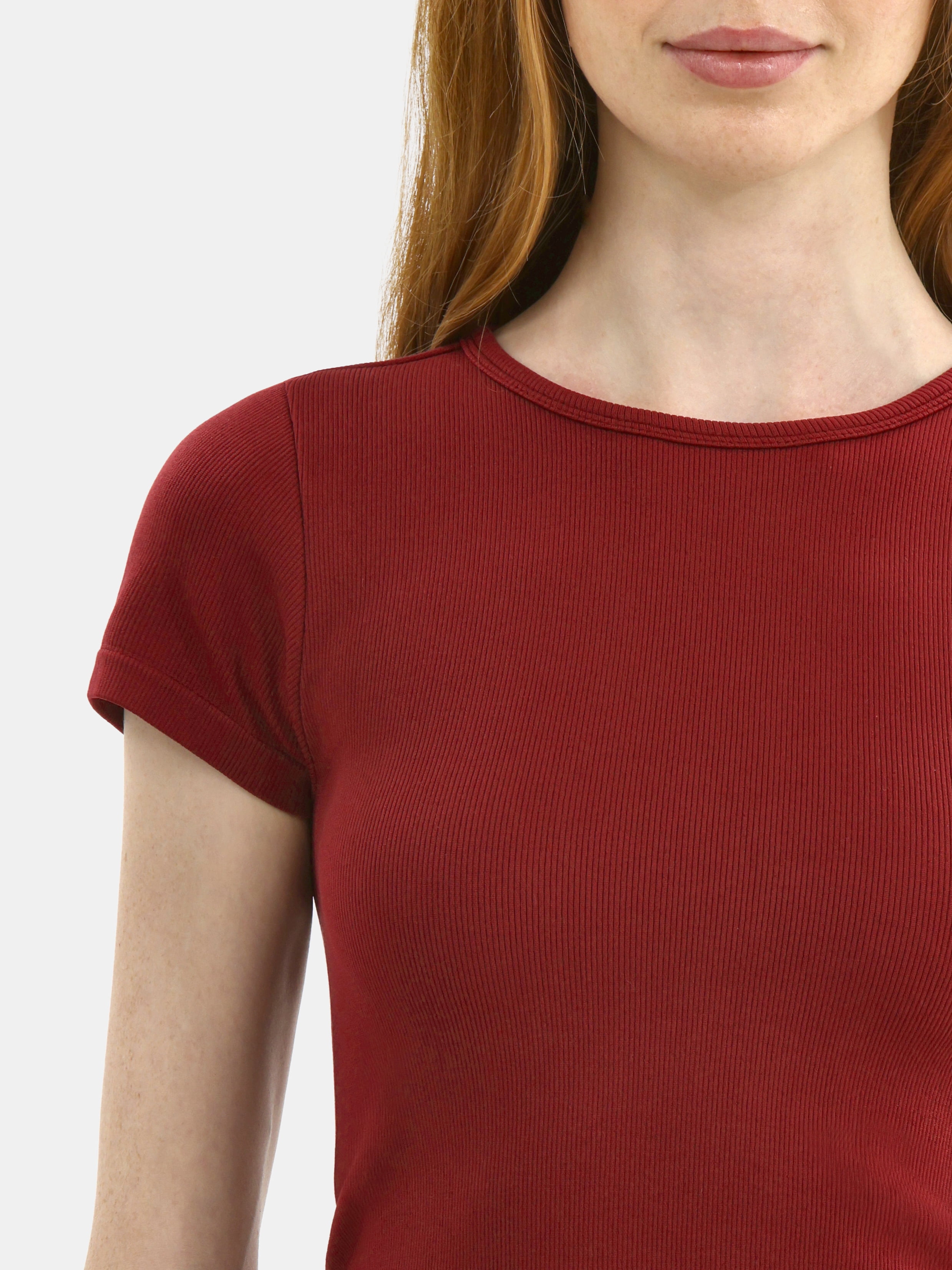 No Boundaries Seamless Crop Top with Short Sleeves, Women's