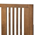 thumbnail image 4 of Baxton Studio Takeo Mid-Century Modern Transitional Ash Walnut Finished Wood Twin Size Platform Bed, 4 of 9