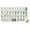 G, variant on 4 Layer Mahjong Tiles American Mahjong Tile Set 160 Acrylic Layered Mahjong Tiles, Clear Engraved American Mahjong Game with Dice for Adults, Portable Home Travel Social Gathering