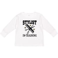 thumbnail image 3 of Inktastic Stylist in Training Girls Salon Girls Long Sleeve Toddler T-Shirt, 3 of 5