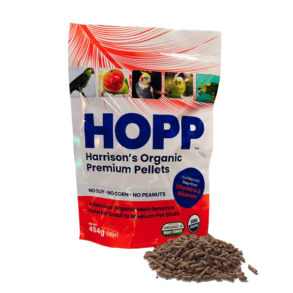 Harrison's Balanced Pet Bird Nutrition Pellets, 16oz Bag