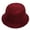 Wine Red, variant on Anvazise Bucket Hat Folding Plain Low Profile Solid Color Casual Keep Warm Corduroy Winter Thermal Men Women Fisherman Cap for Outdoor Black