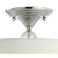 thumbnail image 2 of JONATHAN Y Marc 15" Metal/Crystal LED Semi-Flush Mount, Chrome/White, JYL9033B, 2 of 7