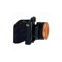 Schneider Electric Illuminated Pushbutton,LED,24V,Yellow XB5AW35B5