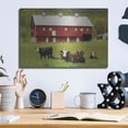 thumbnail image 6 of Luxe Metal Art 'Red Barn' by Lori Deiter, Metal Wall Art, 16"x12", 6 of 9