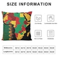 thumbnail image 5 of PHYHOO  Pillow Cover, Buffalo Plaid Map Afro African American History Celebration Month Party Cushion Decoration for Sofa Couch, 5 of 5