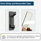 thumbnail image 4 of Gancho para puerta, extra adhesivo, acero inoxidable, 4,5 kg, negro, 4 of 8