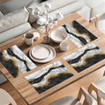 thumbnail image 6 of Abstract Marble Placemats Set of 4, Placemats for Dining Table,Heat Resistant Stain Resistant Wipeable Table Mats for Kitchen Dining Holiday Party Home Decor,12x18 Inch, 6 of 7