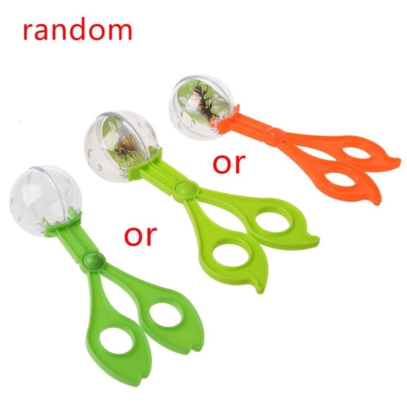 MOMOJIA Plastic Bug1nsectCatcher Scissors Tongs Tweezers For Kids Children Toy Handy
