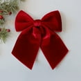 thumbnail image 6 of Christmas Wreath Bow Decorations, Pre Tied Bows For Christmas Tree Garland Door Hanging Outdoor Holiday Swag Wreath Party Indoor Festive Home Decor, 6 of 6