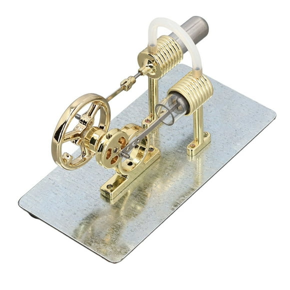 Steam Stirling Engine Kit Educational 16 Cylinder Scientific Principle Easy To Assemble Steam Engine Model