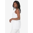 thumbnail image 2 of Jessica London Women's Plus Size Stretch Cotton Shirred Tank, 2 of 4